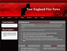 Tablet Screenshot of newenglandfirenews.com